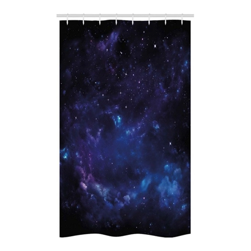 Bild von Abakuhaus Duschvorhang Badezimmer Deko Set – Raum Illustration Galaxy