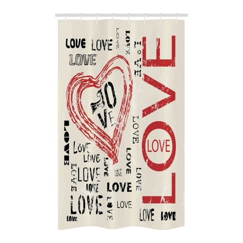 Bild von Abakuhaus Duschvorhang Badezimmer Deko Set – Vintage Love