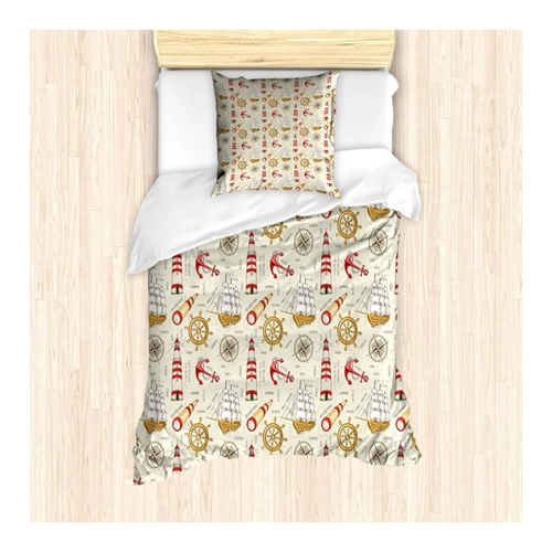 Bild von ABAKUHAUS Nautisch Bettbezug Set – Eleganz und Komfort für Ihr Schlafzimmer