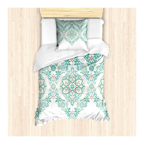Bild von Abakuhaus Bettwäsche Set – Vintage Blumen Boho Design