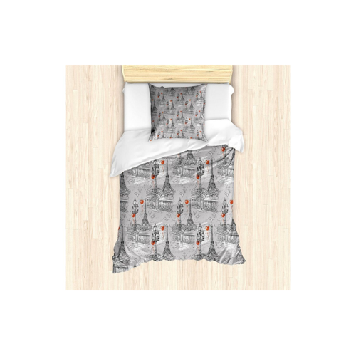Bild von ABAKUHAUS Eiffel Bettbezug Set – Stilvolle Beddecor für Ihr Zuhause