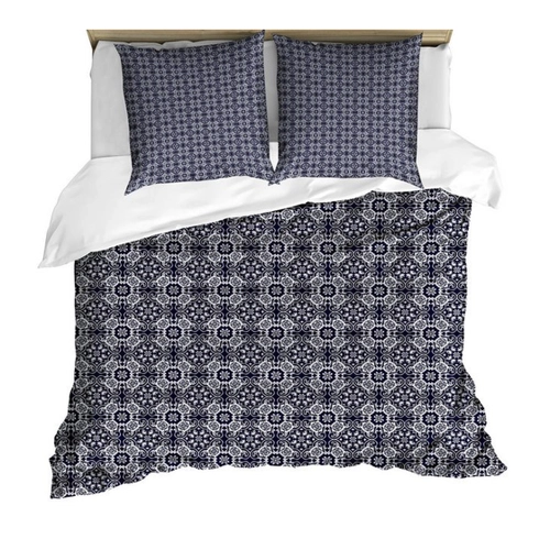 Bild von ABAKUHAUS Navy Blau Bettbezug Set: Eleganz und Komfort für Ihr Schlafzimmer