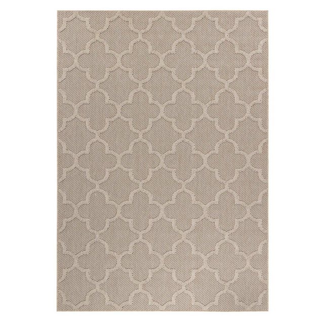 Bild von Homtex Outdoorteppich, 120 x 170 cm, In & Outdoor Teppich, Sisal Optik, Wetterfest,Balkon Terrasse Garten
