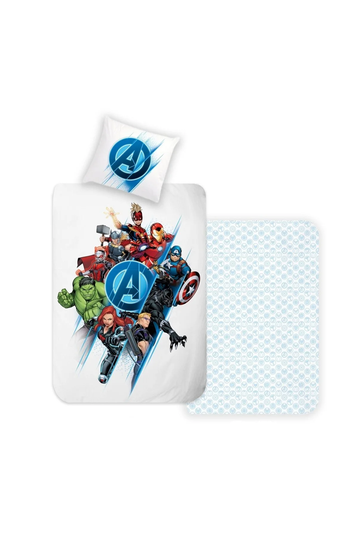 Bild von Disney Wendebettwäsche Disney Home Avengers Wendebettwäsche Set, 2 teilig, Mit Reißverschluss, 100% Baumwolle