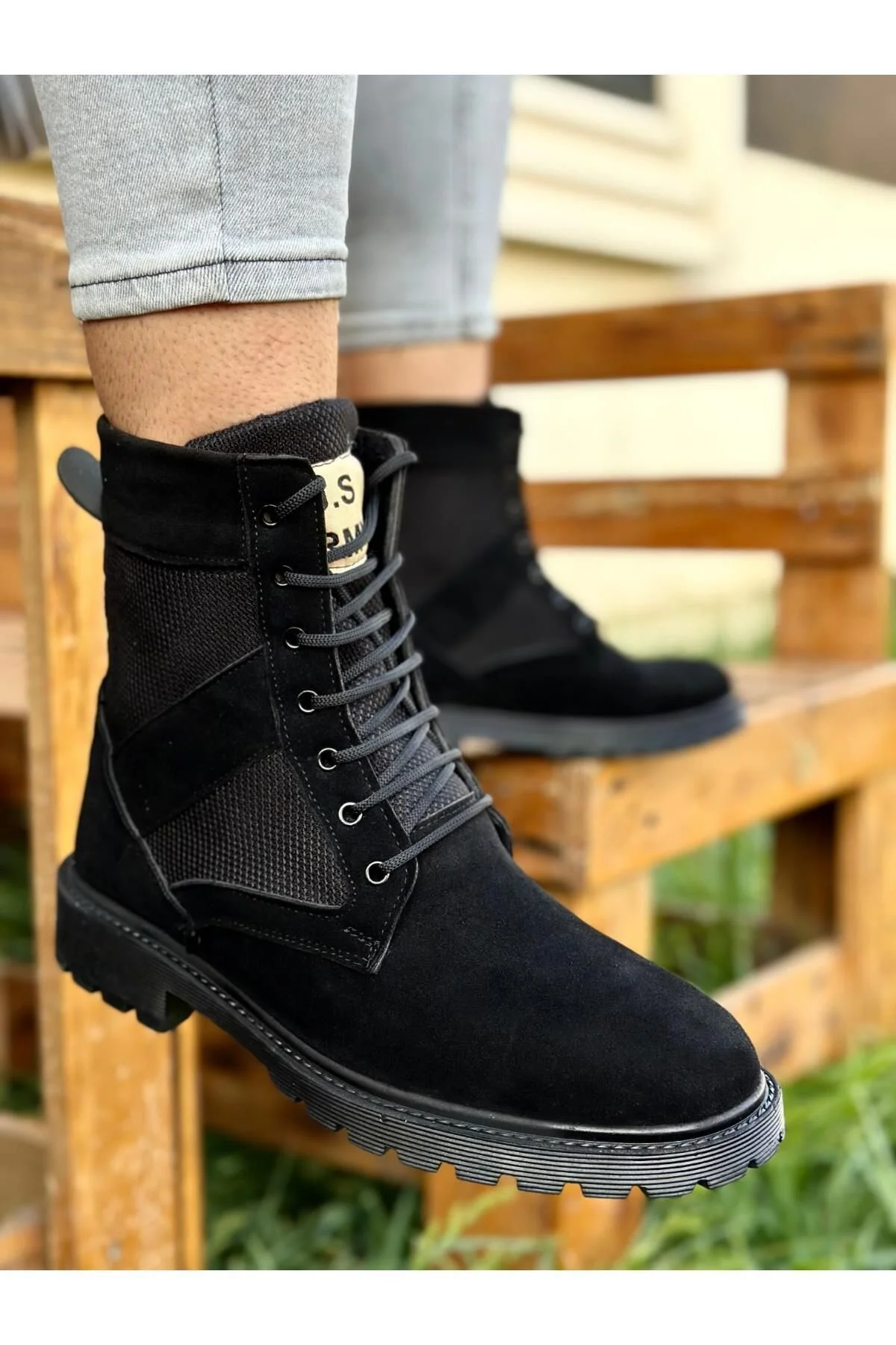 Bild von MUGGO M746 Garantierte Stiefel Stiefel für Herren - 42