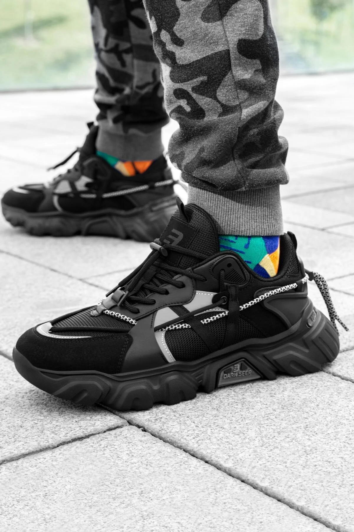 Bild von DARK SEER Ds Ragnar Schwarzer Sneaker für Herren - 43