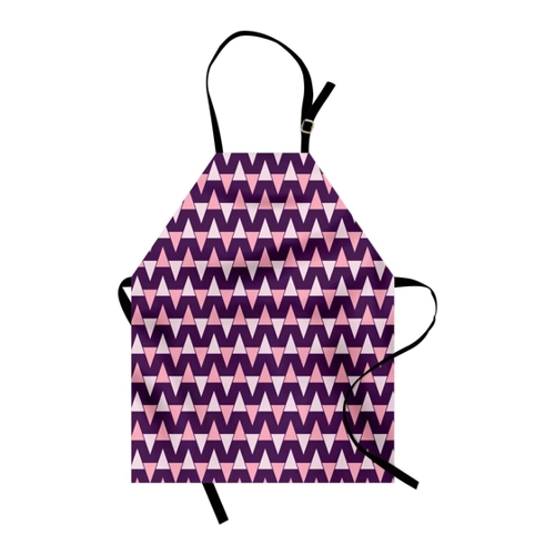 Bild von ABAKUHAUS Abstrakt Kochschürze im Triangles Chevron-Muster