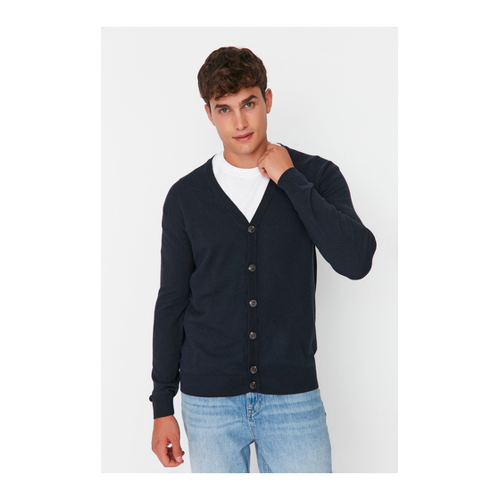 Bild von Trendyol Collection Marineblauer Slim-fit-Cardigan für Herren