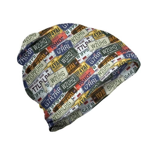 Bild von Abakuhaus Beanie Wandern im Freien Retro Vintage Reise-Platte