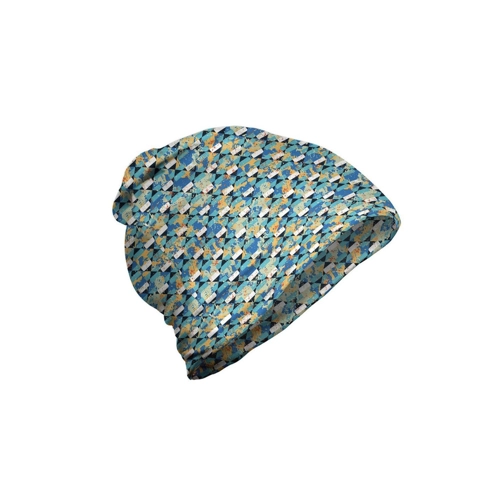 Bild von ABAKUHAUS Panne Unisex Beanie – Grunge Aquarell Spritzer für alle Jahreszeiten
