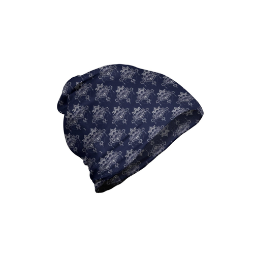 Bild von ABAKUHAUS Damast Unisex Beanie mit Lotus Flower Boho-Muster