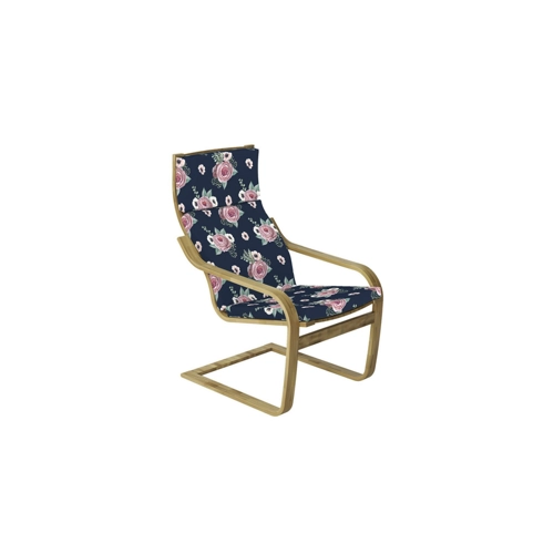 Bild von ABAKUHAUS Vintage Rose Poäng Sessel Polster – Komfort und Stil vereint