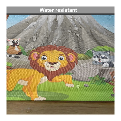 Bild von ABAKUHAUS Peak Lion Platzmatten – Set aus 4 Teilen für Esszimmer und Küche
