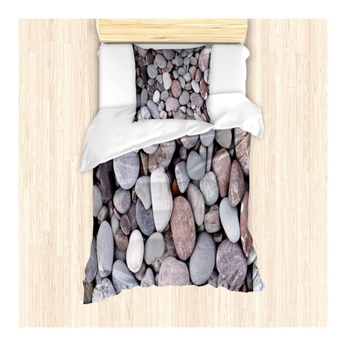 Bild von ABAKUHAUS Felsen Bettbezug Set für Einzelbetten – Mehrfarbige Eleganz für Ihr Schlafzimmer