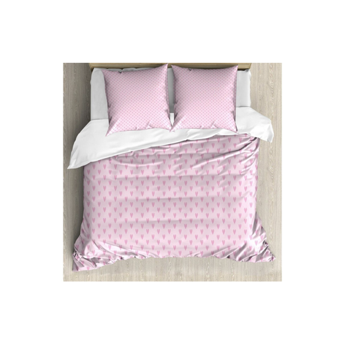 Bild von ABAKUHAUS Vintage Valentine Bettbezug Set für Einzelbetten