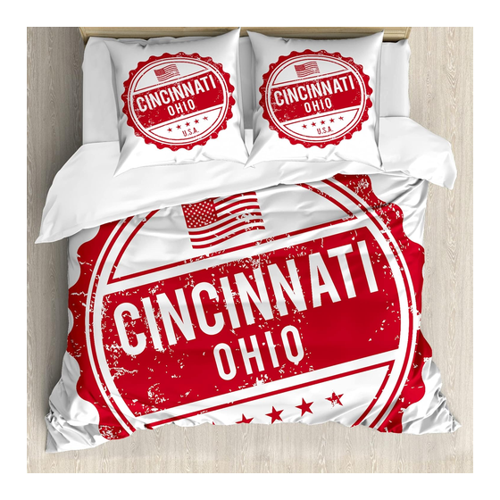 Bild von ABAKUHAUS Cincinnati Bettbezug Set für Einzelbetten