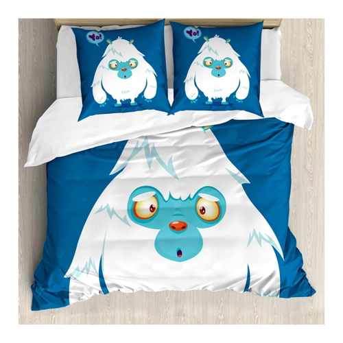 Bild von ABAKUHAUS Bigfoot Bettbezug Set für Einzelbetten