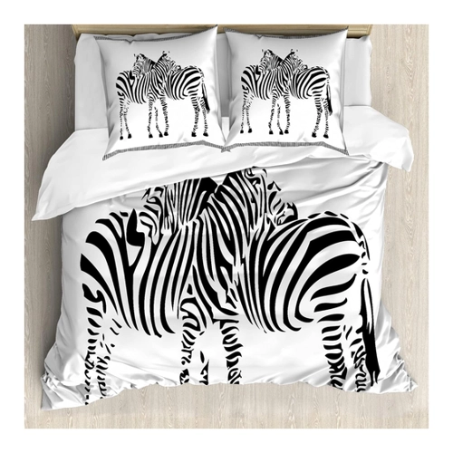 Bild von Abakuhaus Bettwäsche Set mit Zebras - Ein stilvolles Schlafgefühl