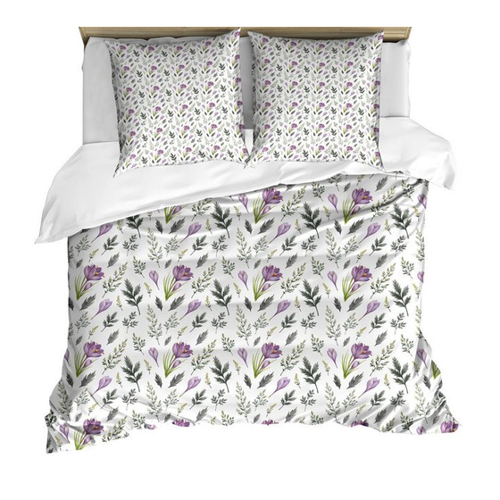 Bild von Abakuhaus Bettwäsche Milbensicher für Allergiker – Aquarell Blumen Design