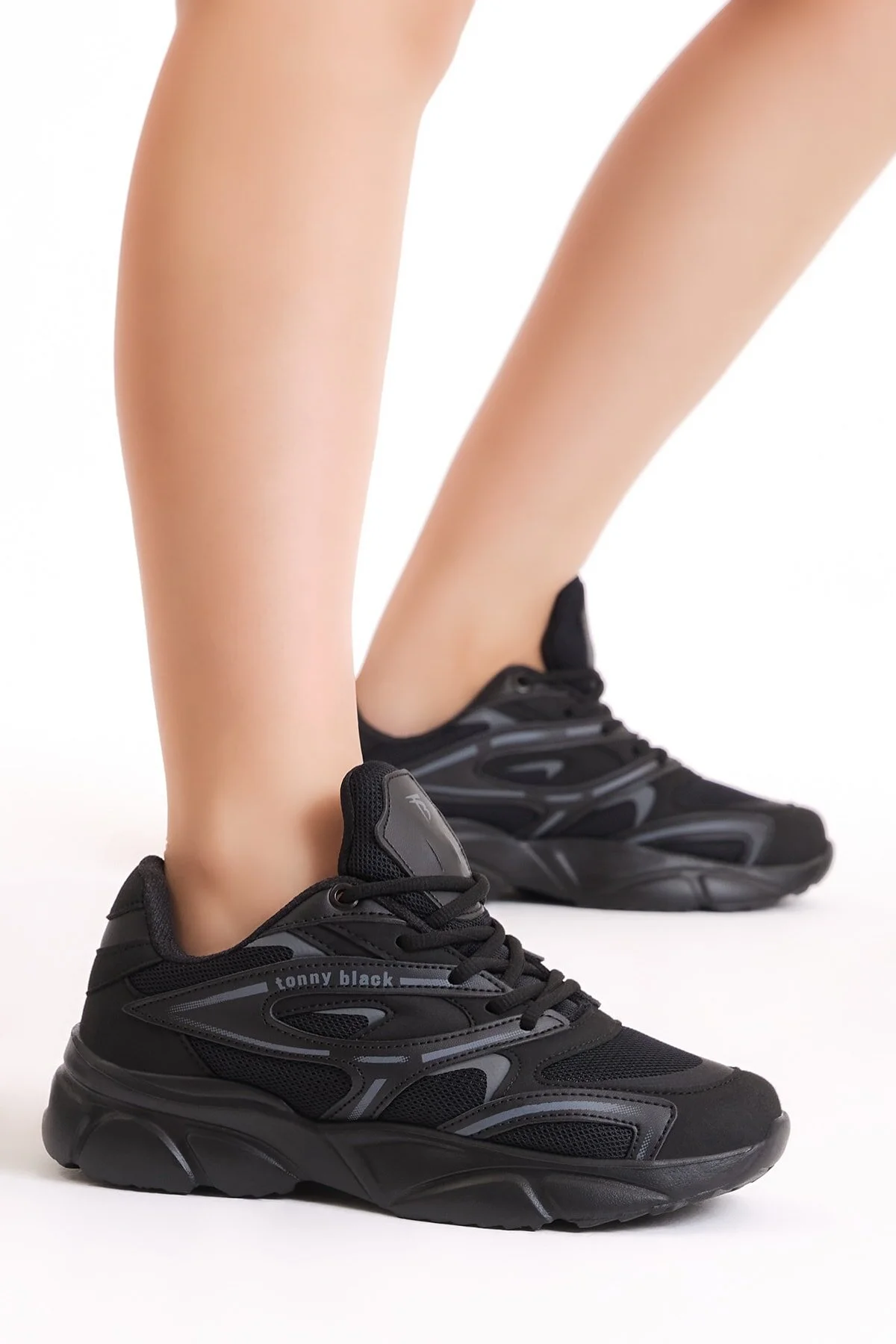 Bild von Tonny Black Unisex-sportschuhe Mit Schwarzer Faylon-sohle Tbb013 - 38