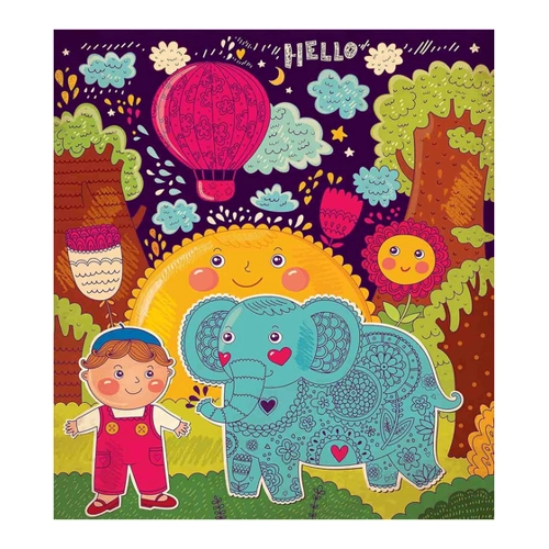 Bild von Abakuhaus Elefant Bettwäsche Set – Für Allergiker geeignet und modern im Design