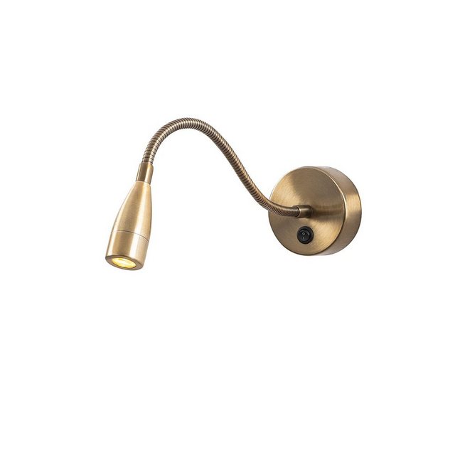Bild von Opviq Wandleuchte Reading DCM, Jahrgang, 8 x 38 cm, Metallkörper
