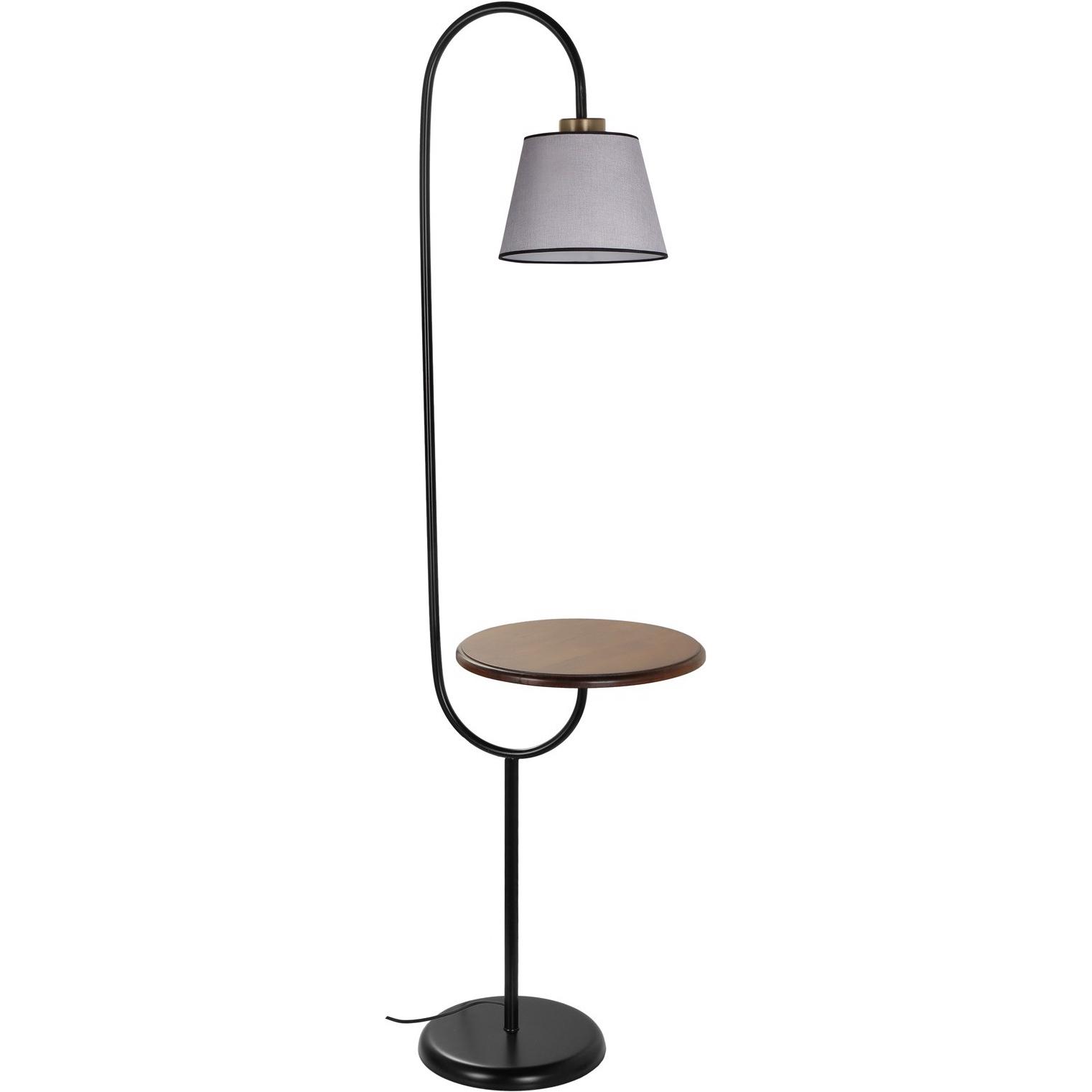 Bild von Opviq Stehlampe Lun, Grau, Metallkörper