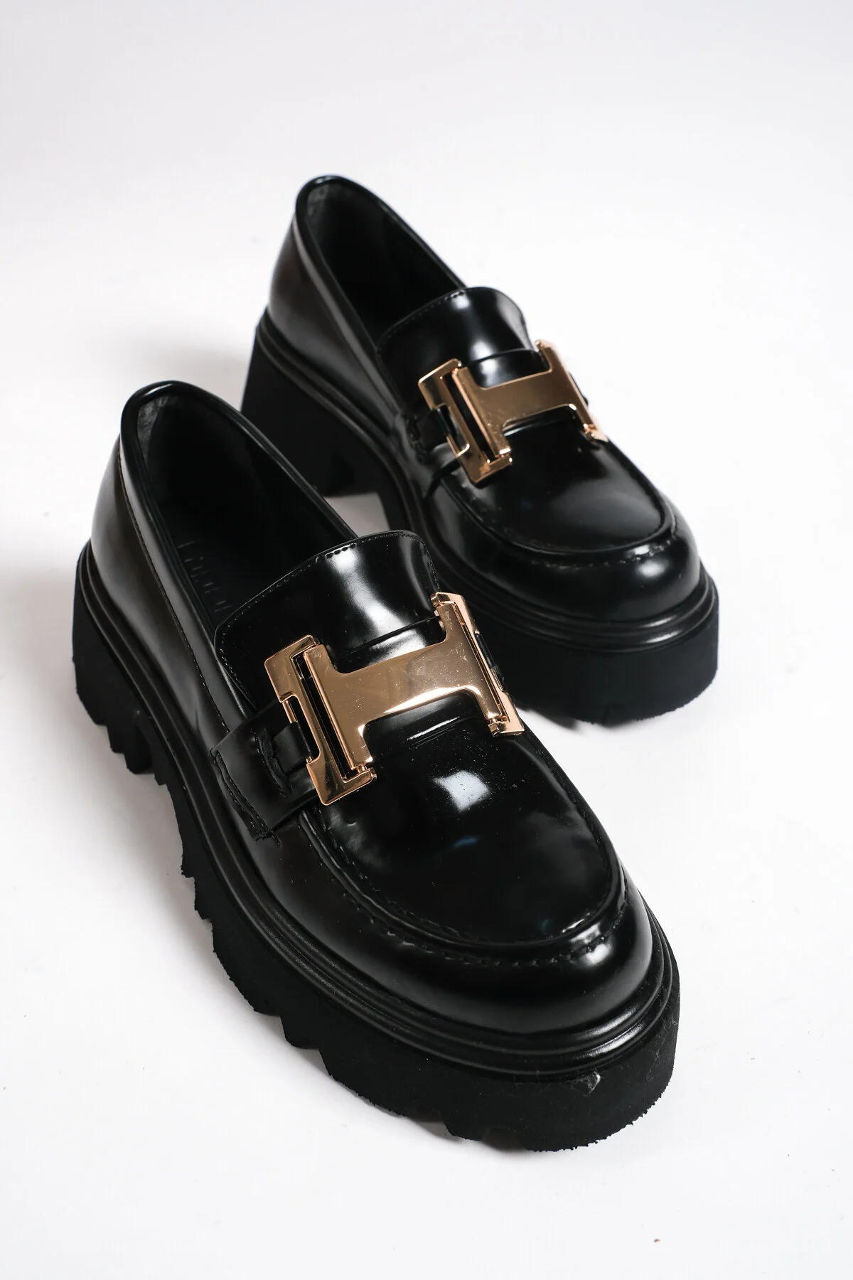 Bild von Capone Outfitters Loafer Mit Runder Zehenpartie Und H-schnalle für Damen - 37