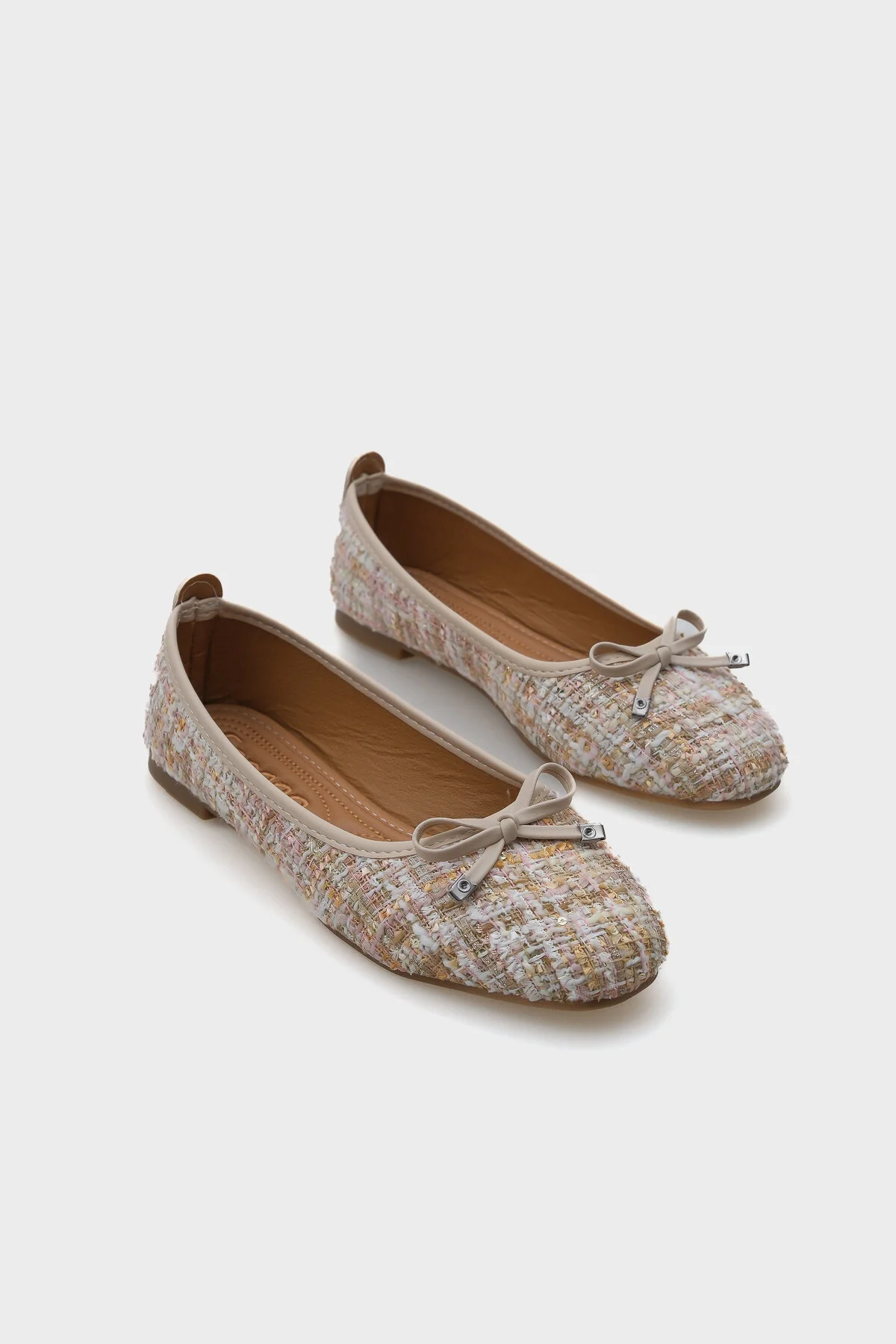 Bild von Capone Outfitters Hana Trend Beige Ballerinas für Damen - 41