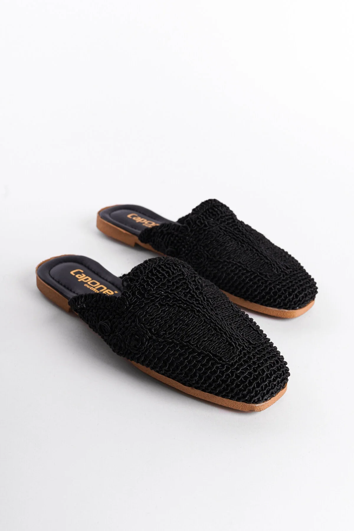 Bild von Capone Outfitters Pantolette Schwarz Flacher Absatz für Damen - 40