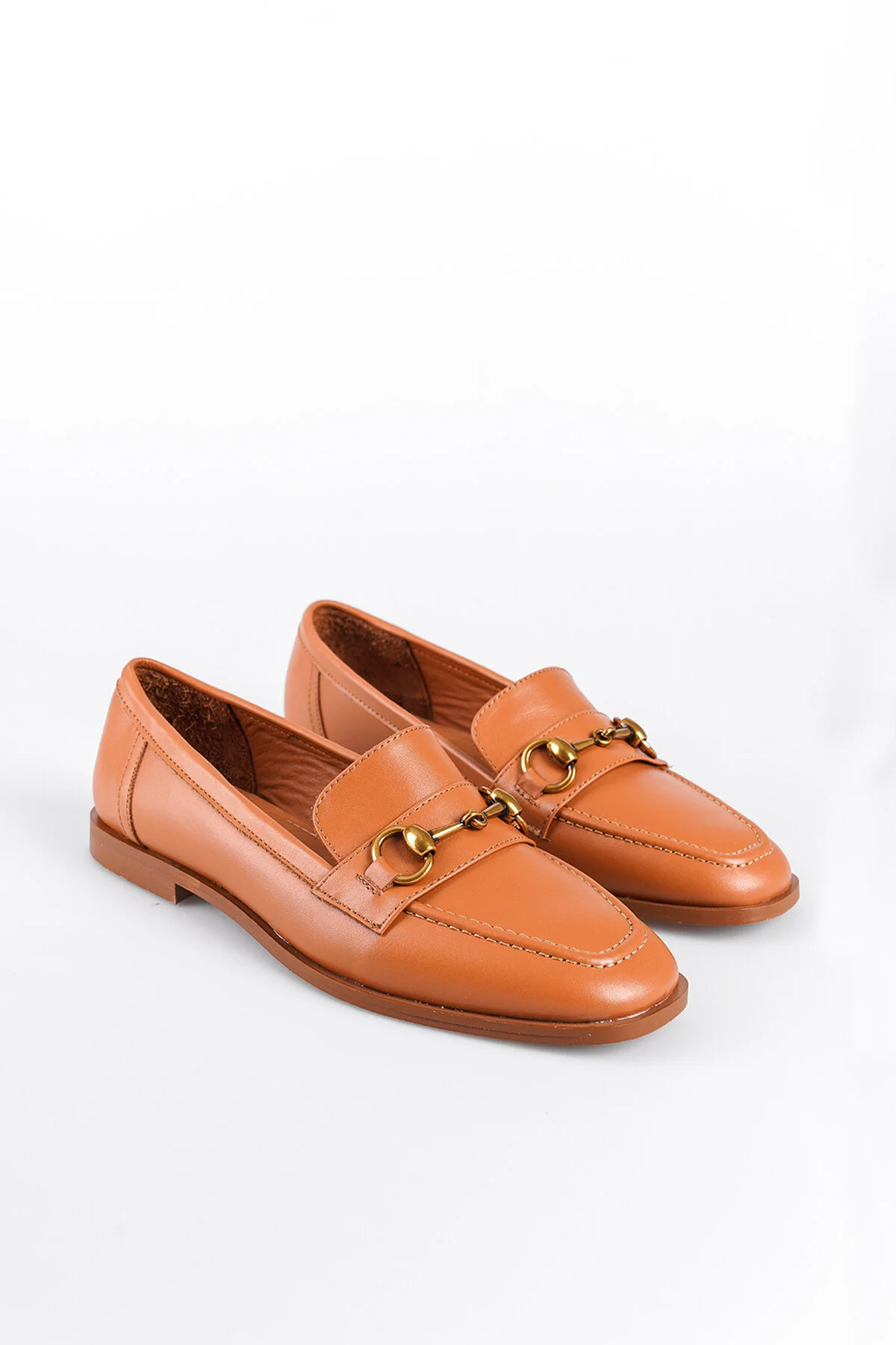 Bild von Capone Outfitters Echtes Leder Metallschnalle Loafer Schuhe für Damen - 39