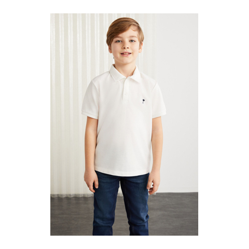 Bild von GRIMELANGE Poloshirt für Herren in Weiß - Eine bequeme Wahl für den Alltag