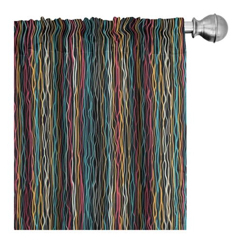 Bild von ABAKUHAUS Abstrakt Vorhänge 2 Stück 75 cm x 175 cm