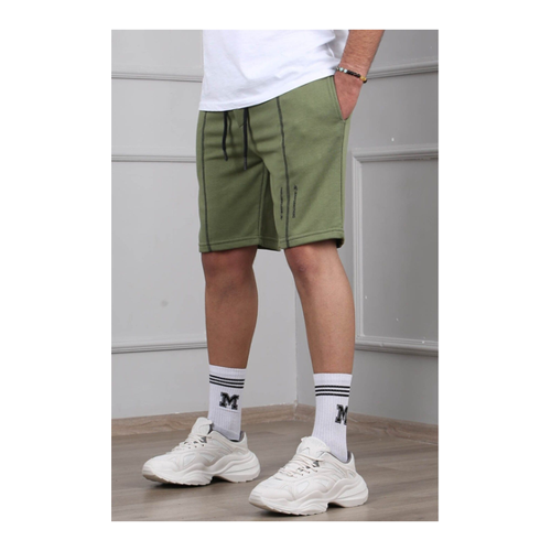 Bild von Madmext Khakifarbene Capri-Shorts für Herren - M