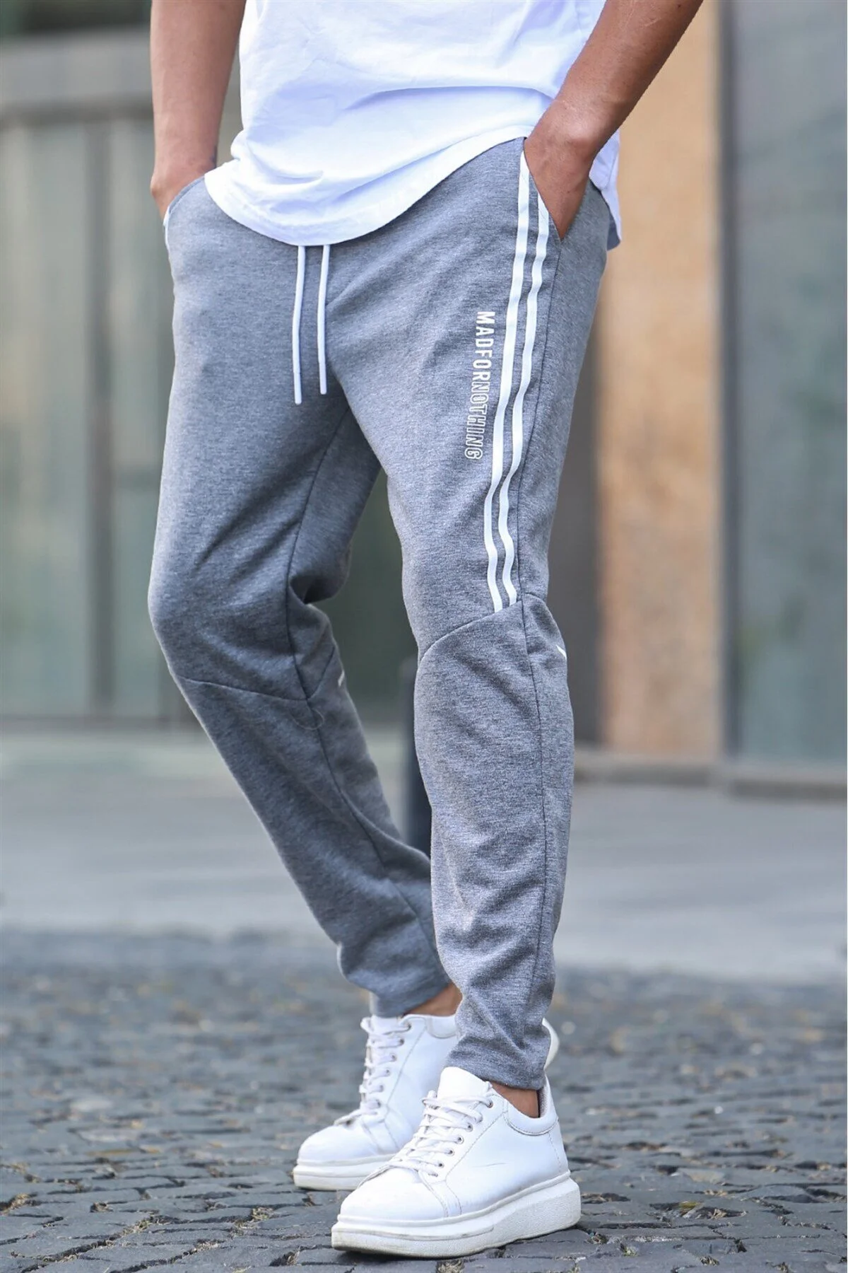 Bild von Madmext Jogginghose Grau Jogger für Herren - L
