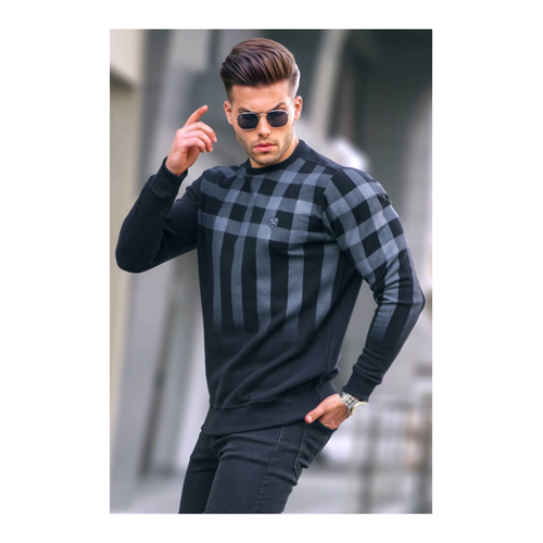 Bild von Stylisches Schwarzes Sweatshirt von Madmext für Herren