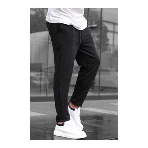 Bild von Madmext Hose Schwarz Relaxed für Herren - S im Test
