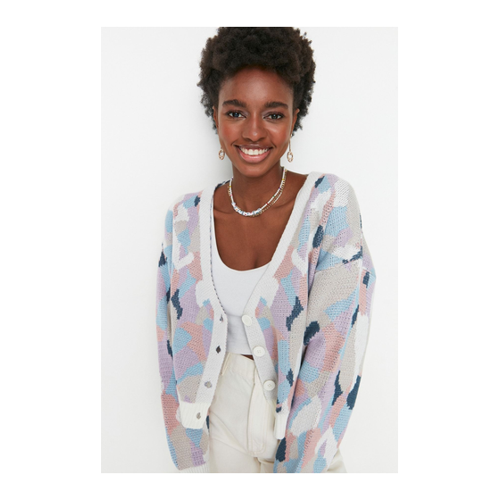 Bild von Trendyol Collection Stone Wide Fit Strick-Cardigan für Damen – S