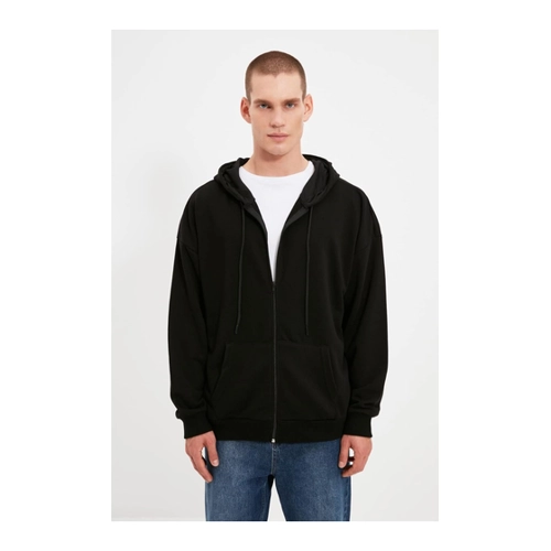 Bild von Trendyol Herren Oversized Kapuzensweatshirt in Schwarz