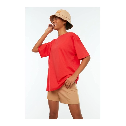Bild von TRENDYOL Damen Basics Boyfriend T-Shirt im Test