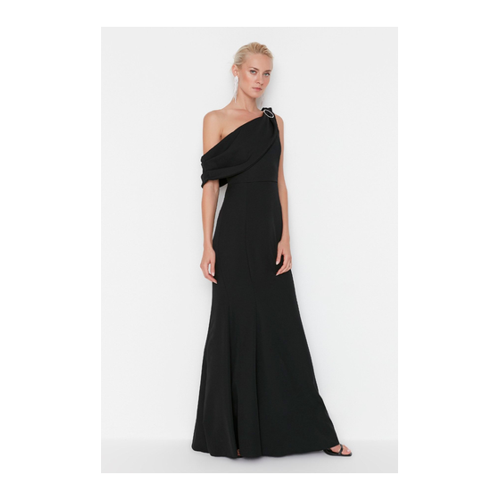 Bild von Elegantes Schwarzes Langes Abendkleid für Damen von Trendyol