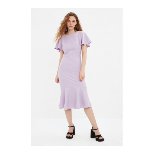 Bild von Trendyol Collection Lila Midikleid Mit Volant für Damen - 36