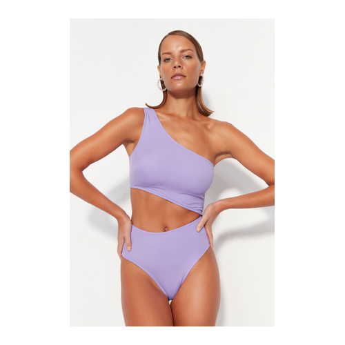 Bild von Trendyol Collection Monokini Lila Unifarben für Damen - 42