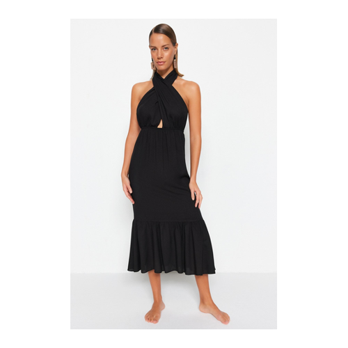 Bild von Schwarzes Midi-Strandkleid von Trendyol