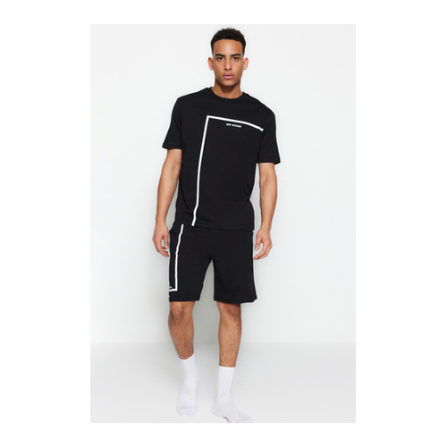 Bild von Trendyol Collection Schwarzes Pyjama-set für Herren - 2XL