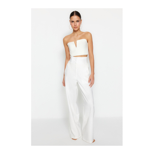 Bild von Trendyol Collection Gewebte Korsetthose In Ecru - für Damen - 34