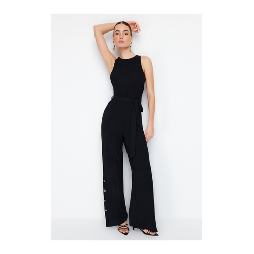 Bild von Trendyol Collection Schwarzer Gewebter Maxi-Jumpsuit für Damen