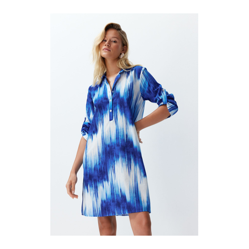 Bild von Elegantes Midi-Strandkleid aus 100% Baumwolle für Damen