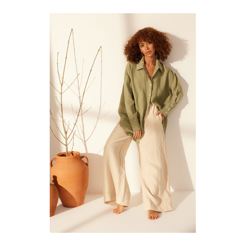 Bild von Trendyol Collection Hemd für Damen in Grün – Oversized