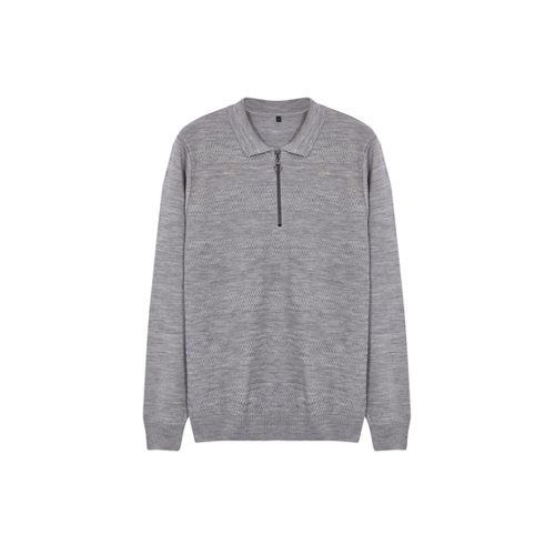 Bild von Trendyol Collection Grauer, Schmal Geschnittener Strickpullover Mit Rundhalsausschnitt für Herren - S